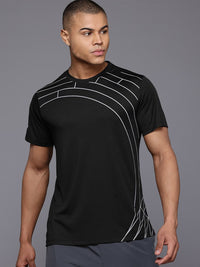 HRX by Hrithik Roshan Printed Antimicrobial Running T-shirt