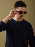 DILLINGER Men Solid Ultra Soft Drapey Cotton Raglan T-Shirt
