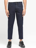 RARE RABBIT Men Sam Carrot Fit Mid-Rise Cotton Jeans