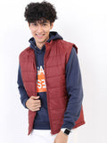 HIGHLANDER Men Red Solid Padded Jacket