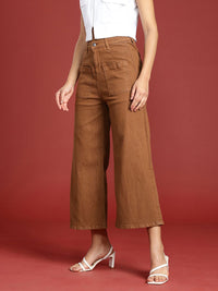 all about you Women Wide Leg High-Rise Stretchable Jeans