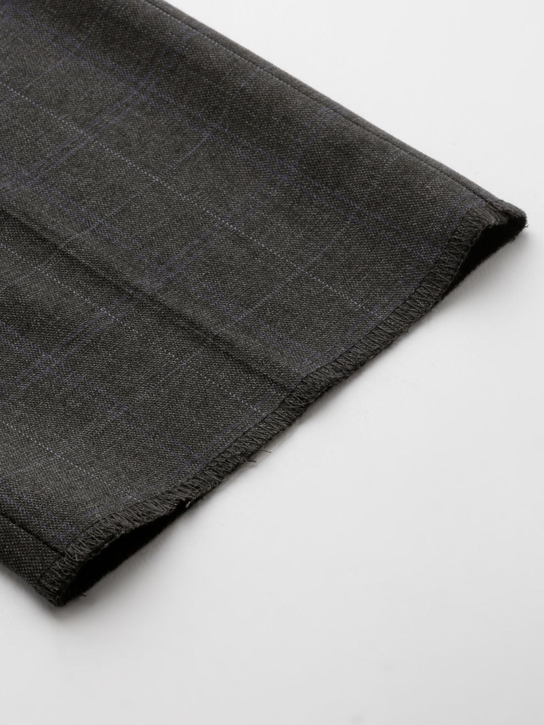 Raymond Men Checked Slim Fit Formal Trousers