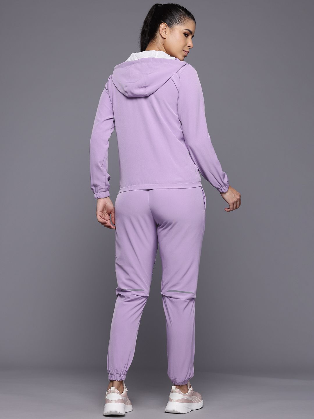 HRX by Hrithik Roshan Hooded Rapid-Dry Running Tracksuit