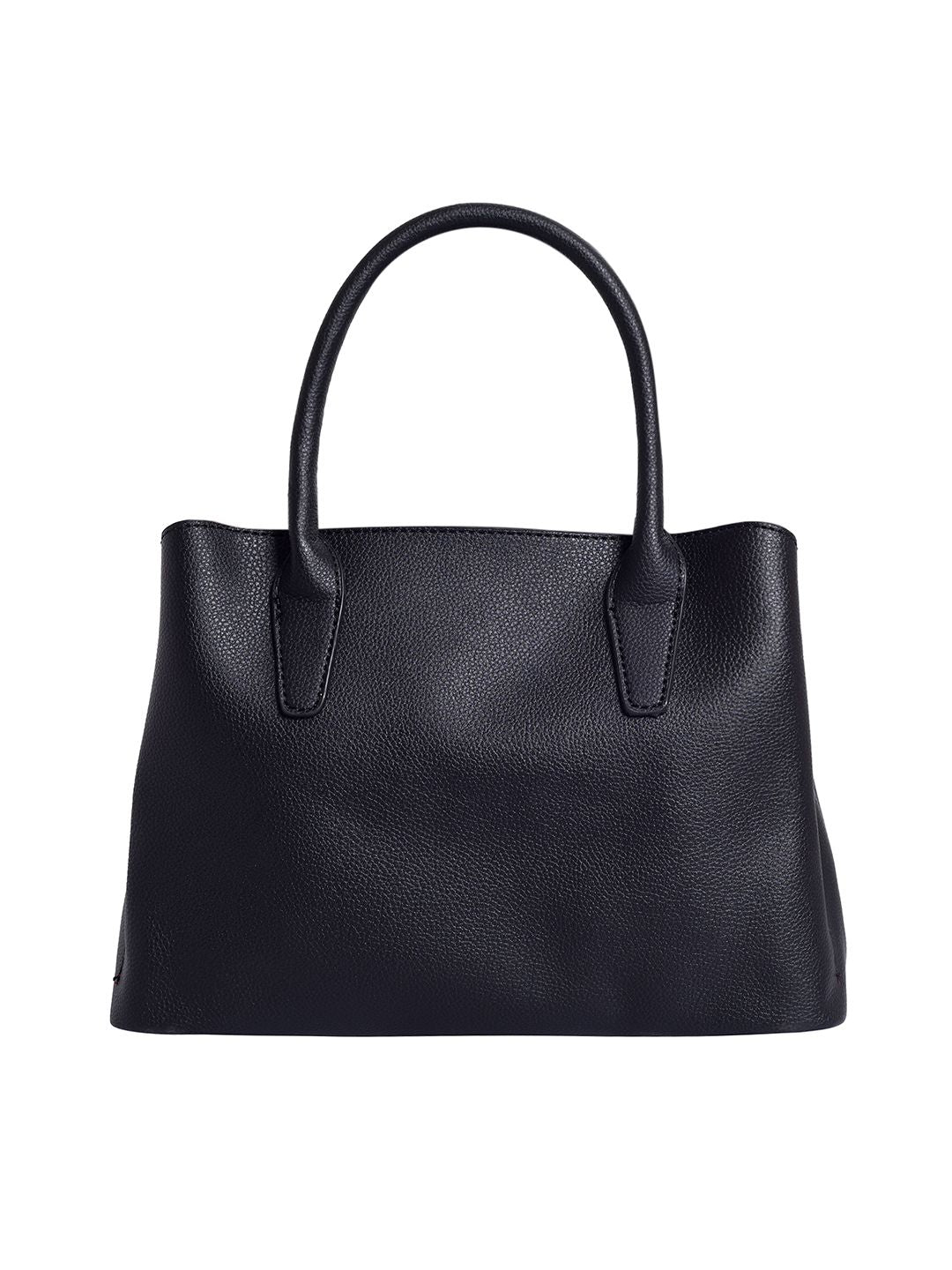 Lino Perros Black Solid Handheld Bag