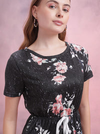 DressBerry Floral Print Bodycon Dress