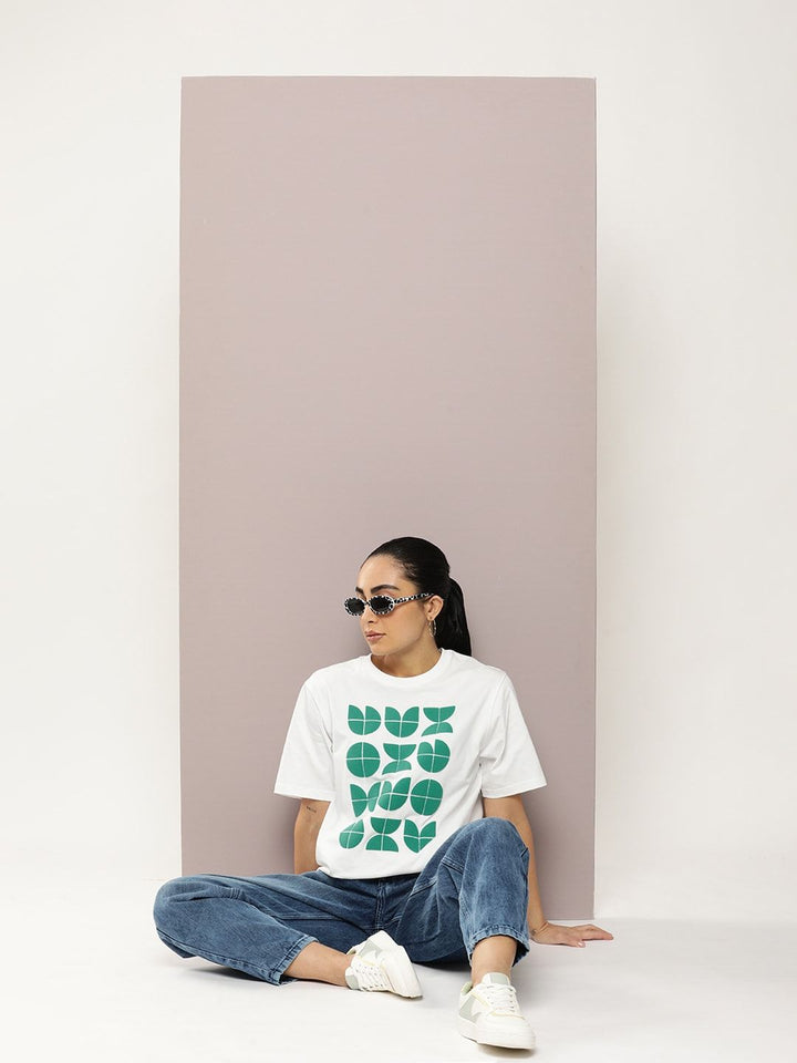 DILLINGER Graphic Printed Oversized Embossed Pure Cotton T-shirt