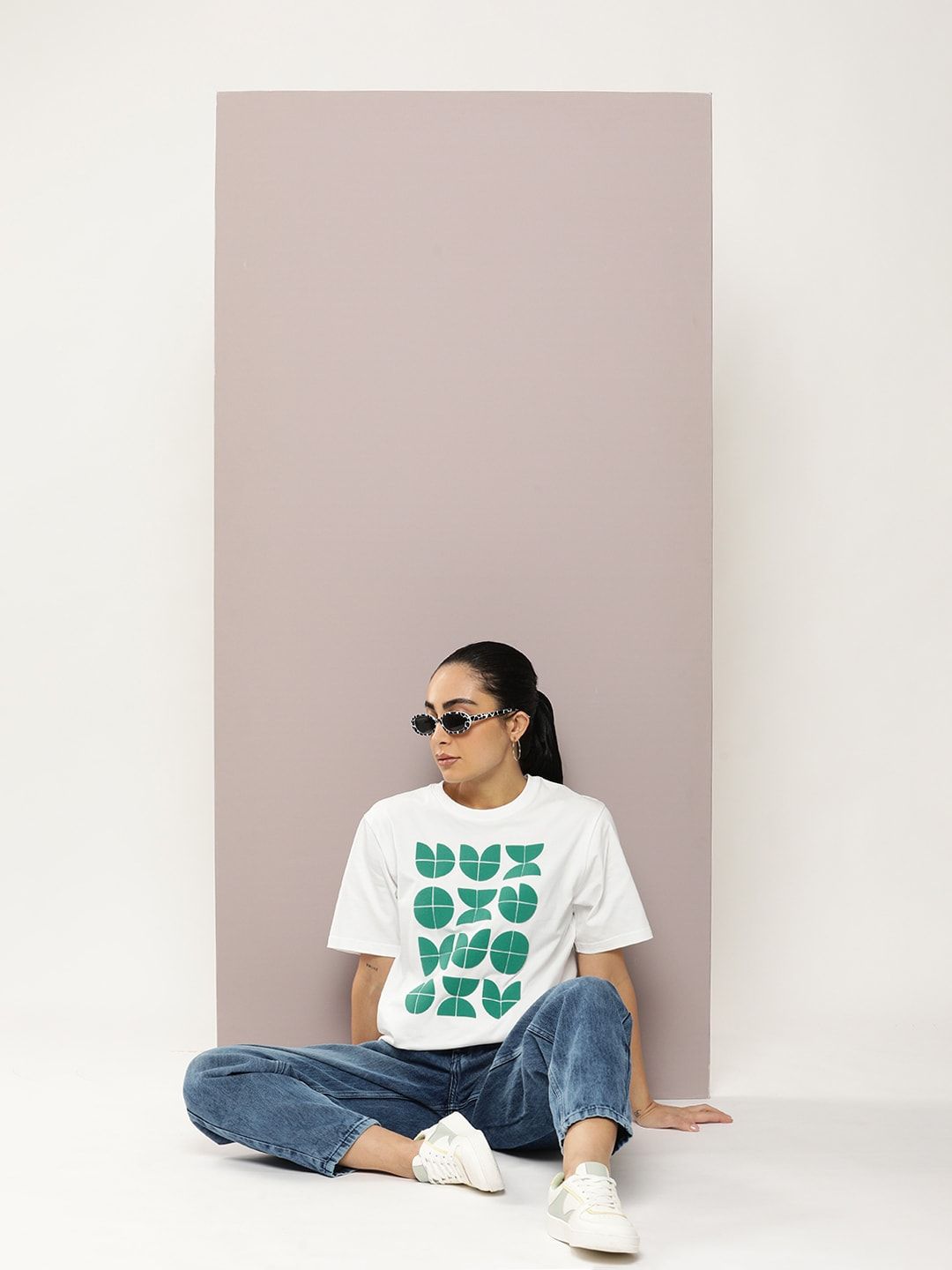 DILLINGER Graphic Printed Oversized Embossed Pure Cotton T-shirt