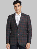 Raymond Checked Single Breasted Formal Blazer