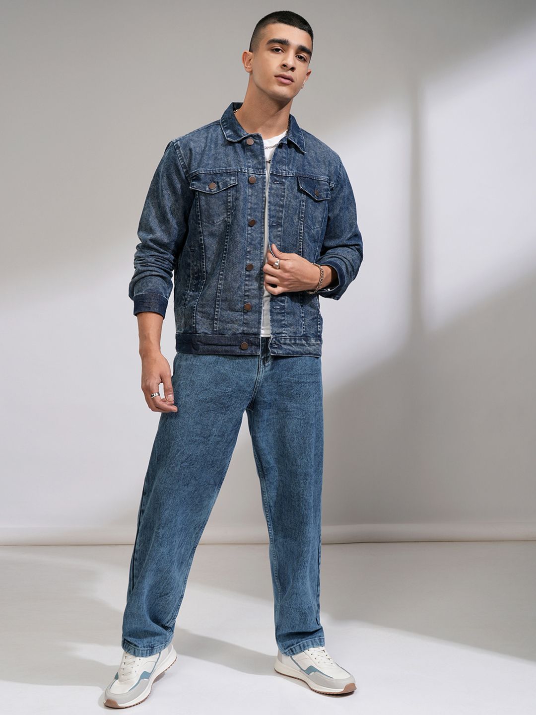 HIGHLANDER Men Denim Jacket