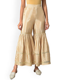 W Gota Patti Embellished Flared Sharara