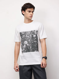 ether Men Grower Floral Printed Comfort Fit T-shirt