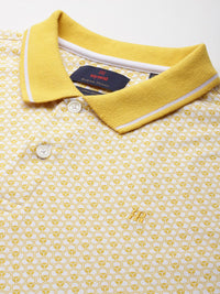 Raymond Printed Polo Collar Pure Cotton T-shirt