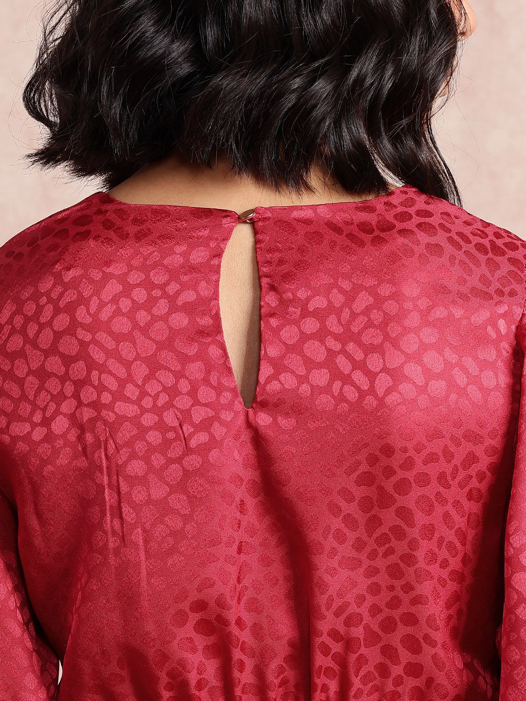 all about you Animal Satin A-Line Mini Dress