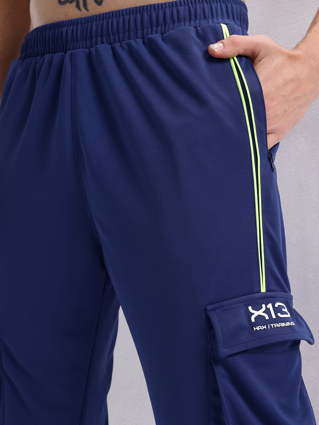 HRX by Hrithik Roshan Men Rapid-Dry Cargo Style Training Joggers
