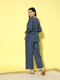 Libas Ethnic Motifs Printed Pure Cotton Night suit