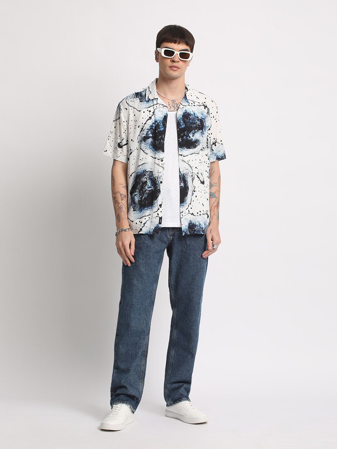 THE BEAR HOUSE Abstract Printed Casual Shirt
