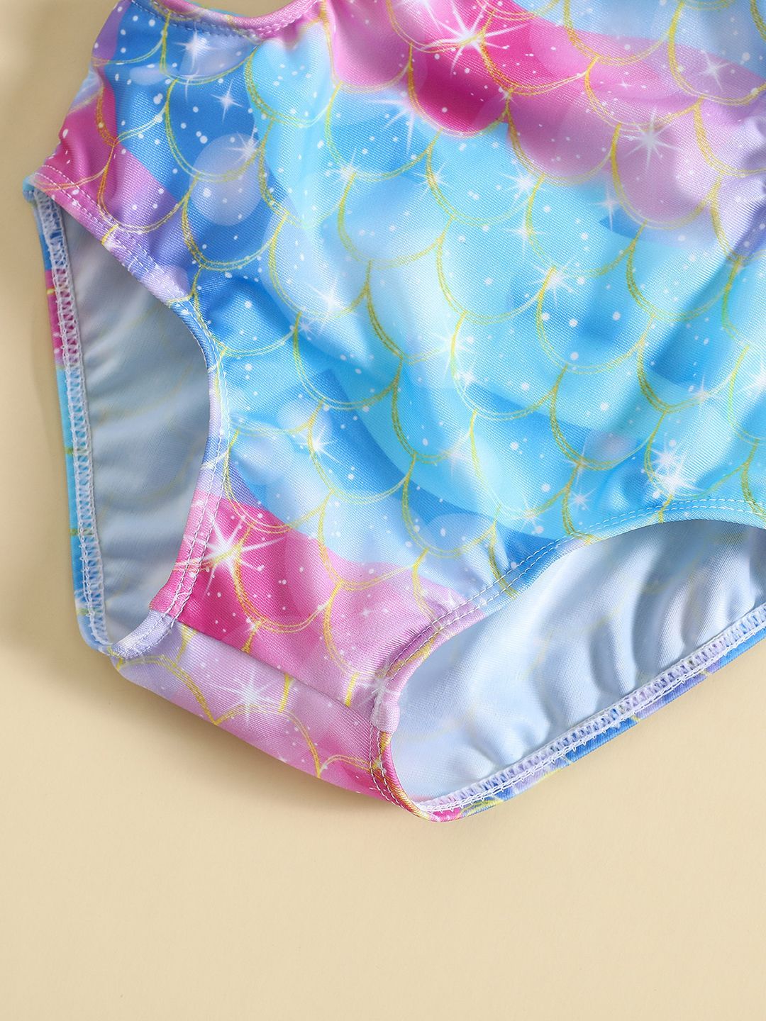 YK Girls Printed Swimwear Bodysuit