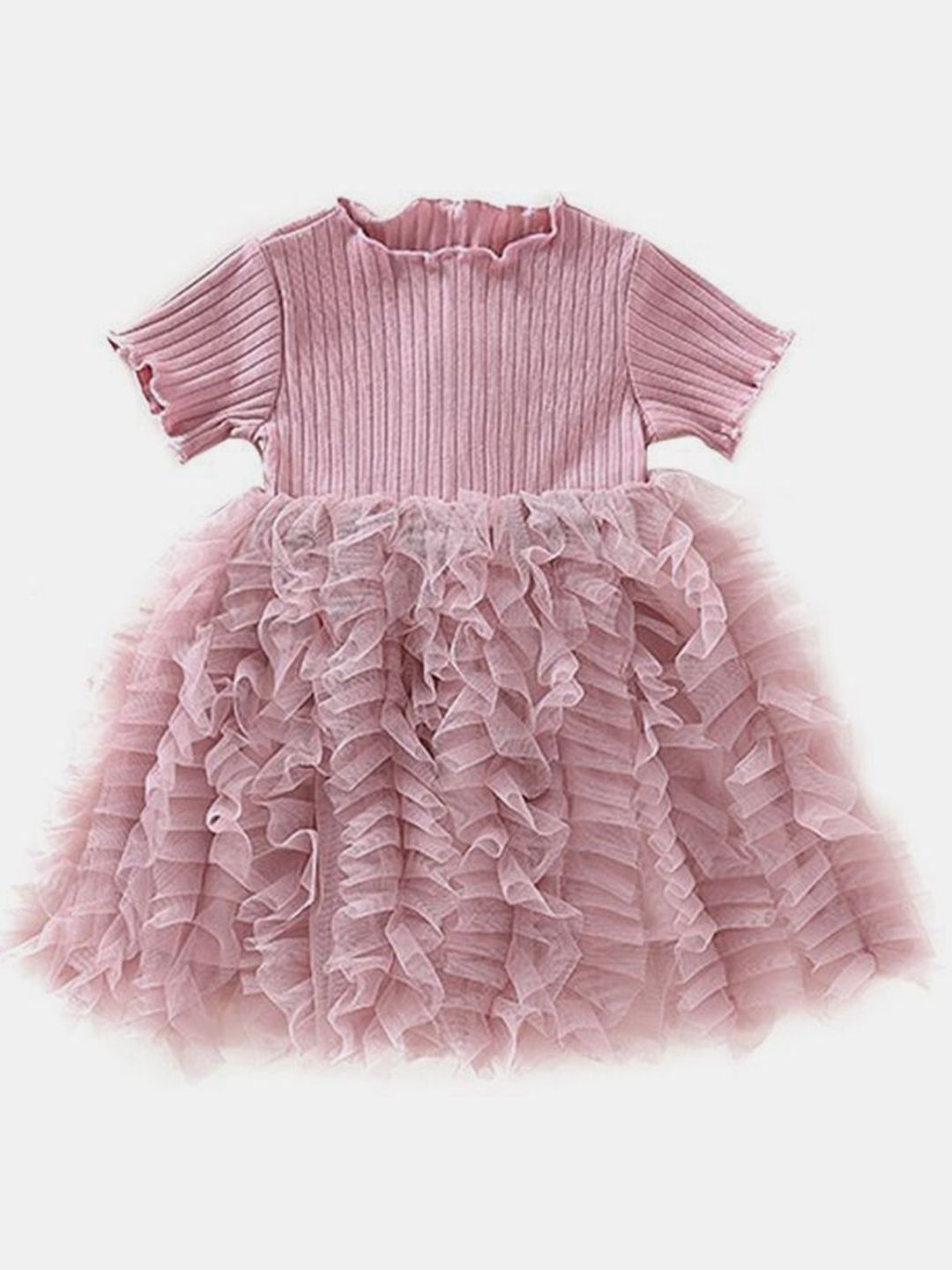 YK Girls Fit & Flare Dress