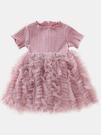 YK Girls Fit & Flare Dress