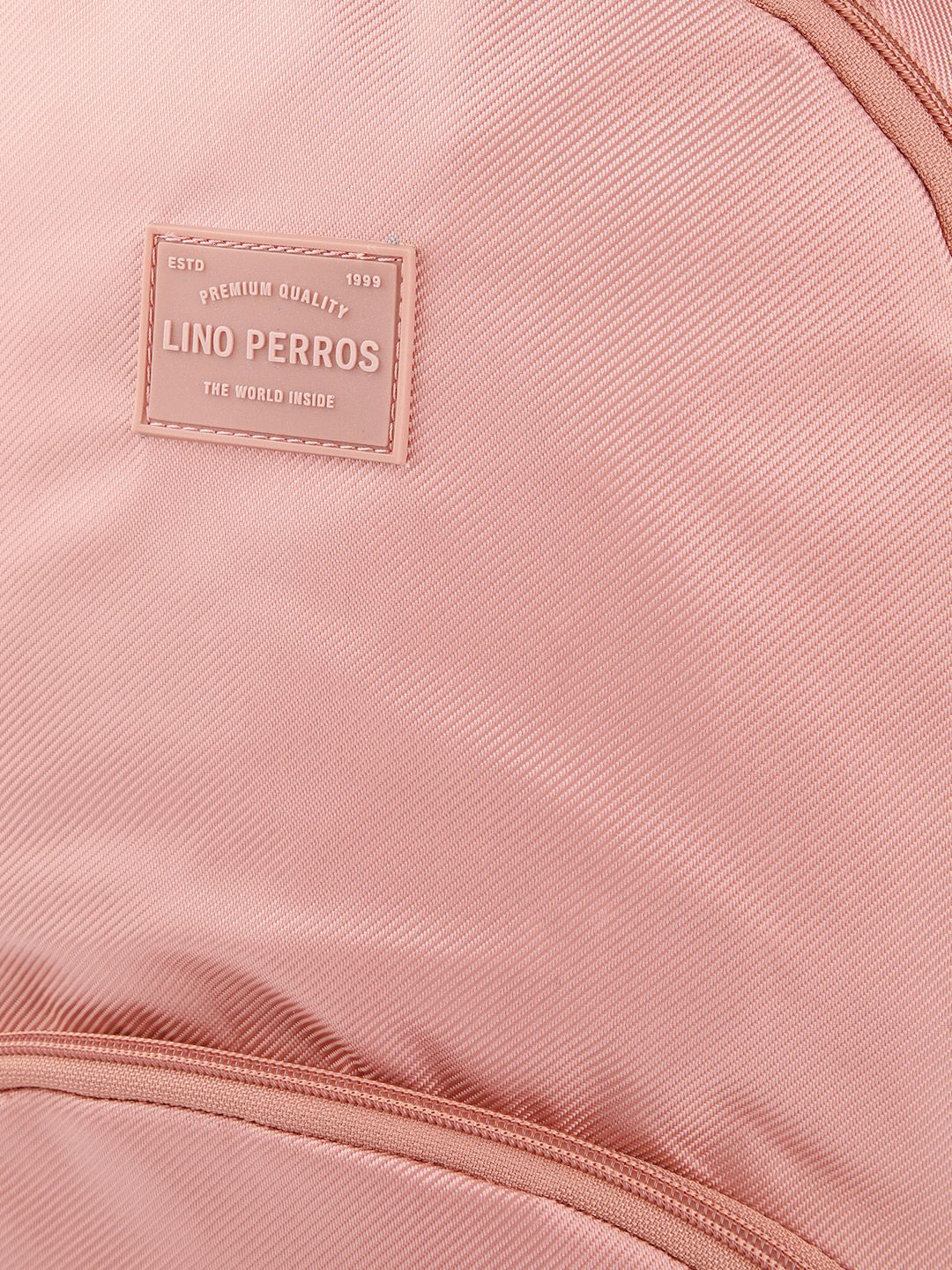 Lino Perros Women Striped Medium-Sized Backpack with Laptop Compartment 21L