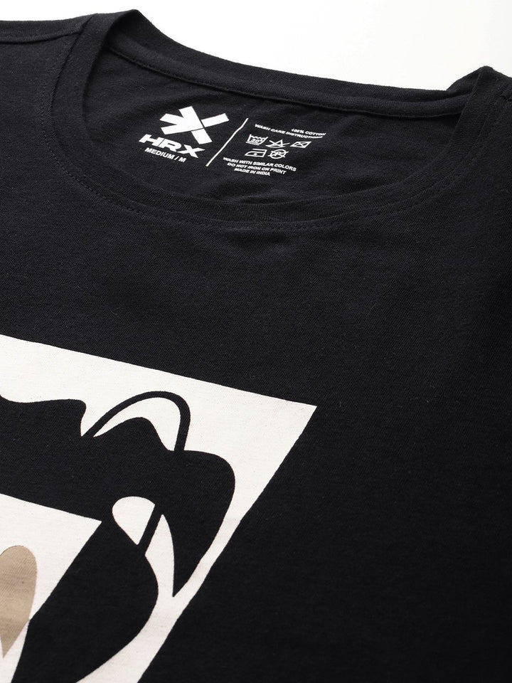 HRX by Hrithik Roshan Printed Pure Cotton T-shirt