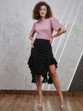 Athena Asymmetrical Above Knee Skirt