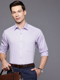 Raymond Slim Fit Textured Pure Cotton Formal Shirt