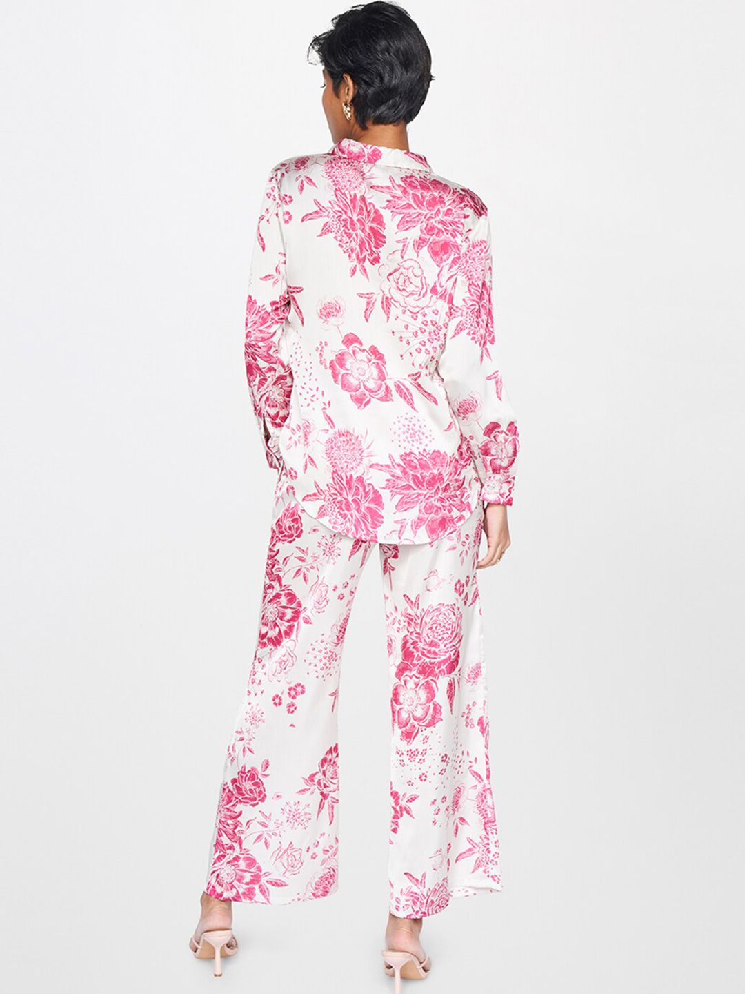 AND Floral Printed Long Sleeves Shirt & Trouser