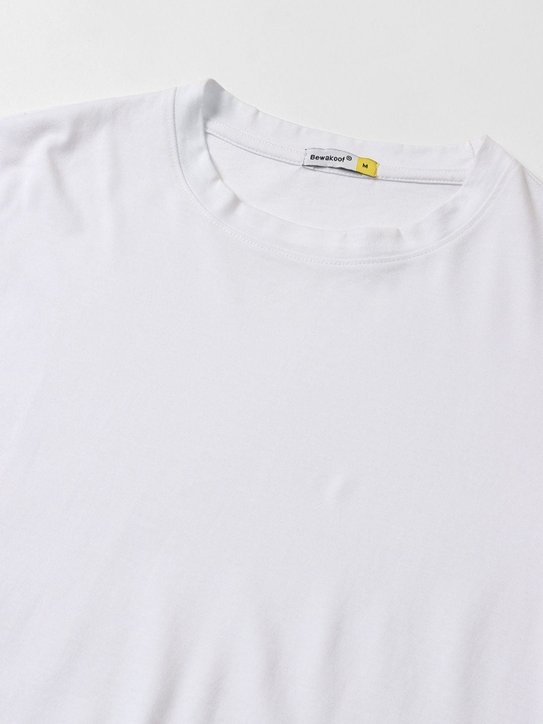 Bewakoof Lost in Nowhere Graphic Printed Drop-Shoulder Oversized Pure Cotton T-shirt