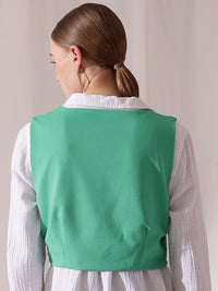 STREET 9 V-Neck Sleeveless Waistcoat