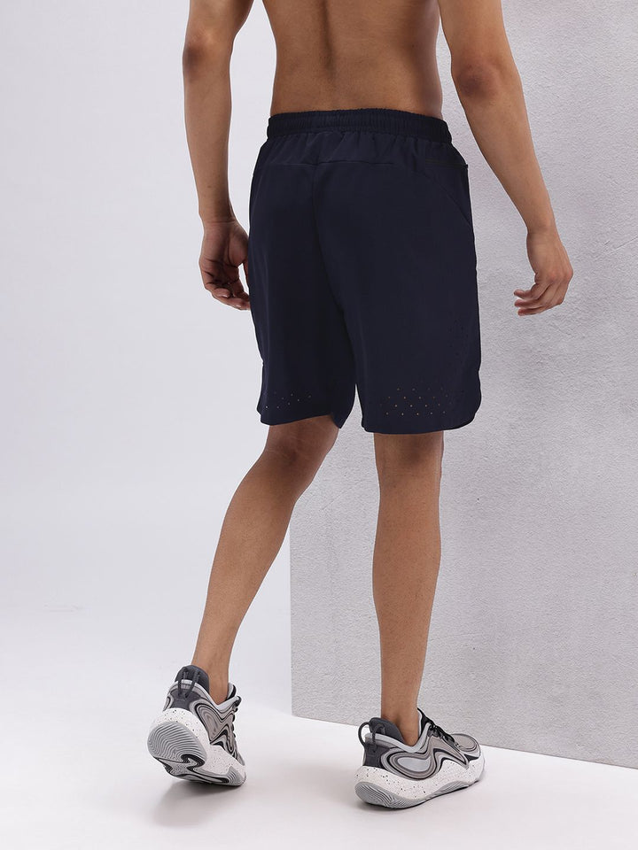 HRX by Hrithik Roshan Men Brand Logo Print Detail Mid-Rise Training Shorts