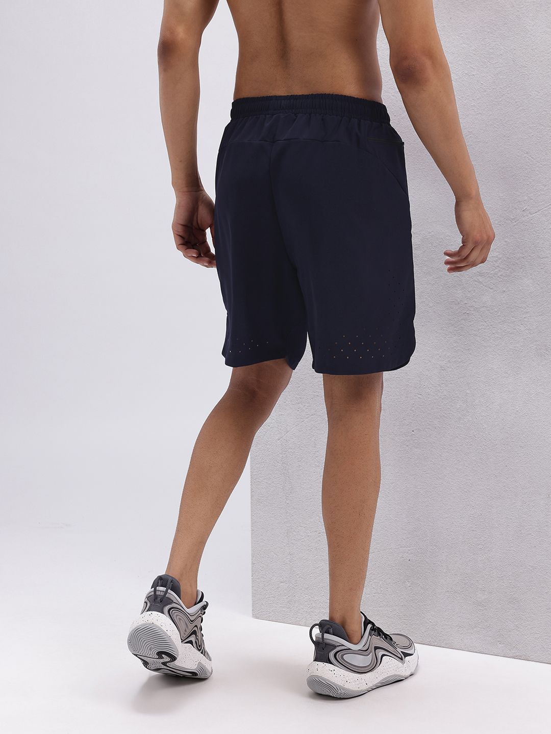 HRX by Hrithik Roshan Men Brand Logo Print Detail Mid-Rise Training Shorts