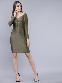 Tokyo Talkies Bodycon Shimmer Dress