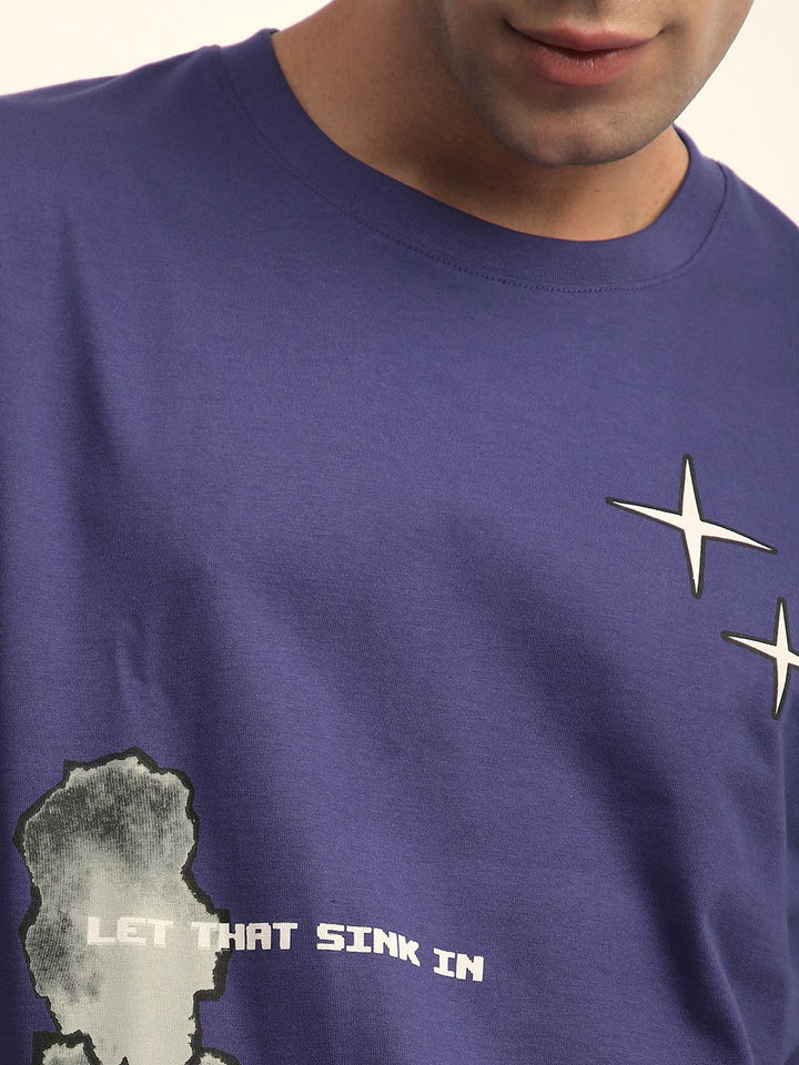 Difference of Opinion Men Short Sleeve Oversized Crew Neck Printed Tshirt