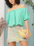 DressBerry Bardot Bliss Off-Shoulder Top