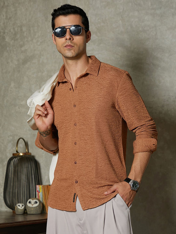 Campus Sutra Men Cotton Comfort Casual Shirt