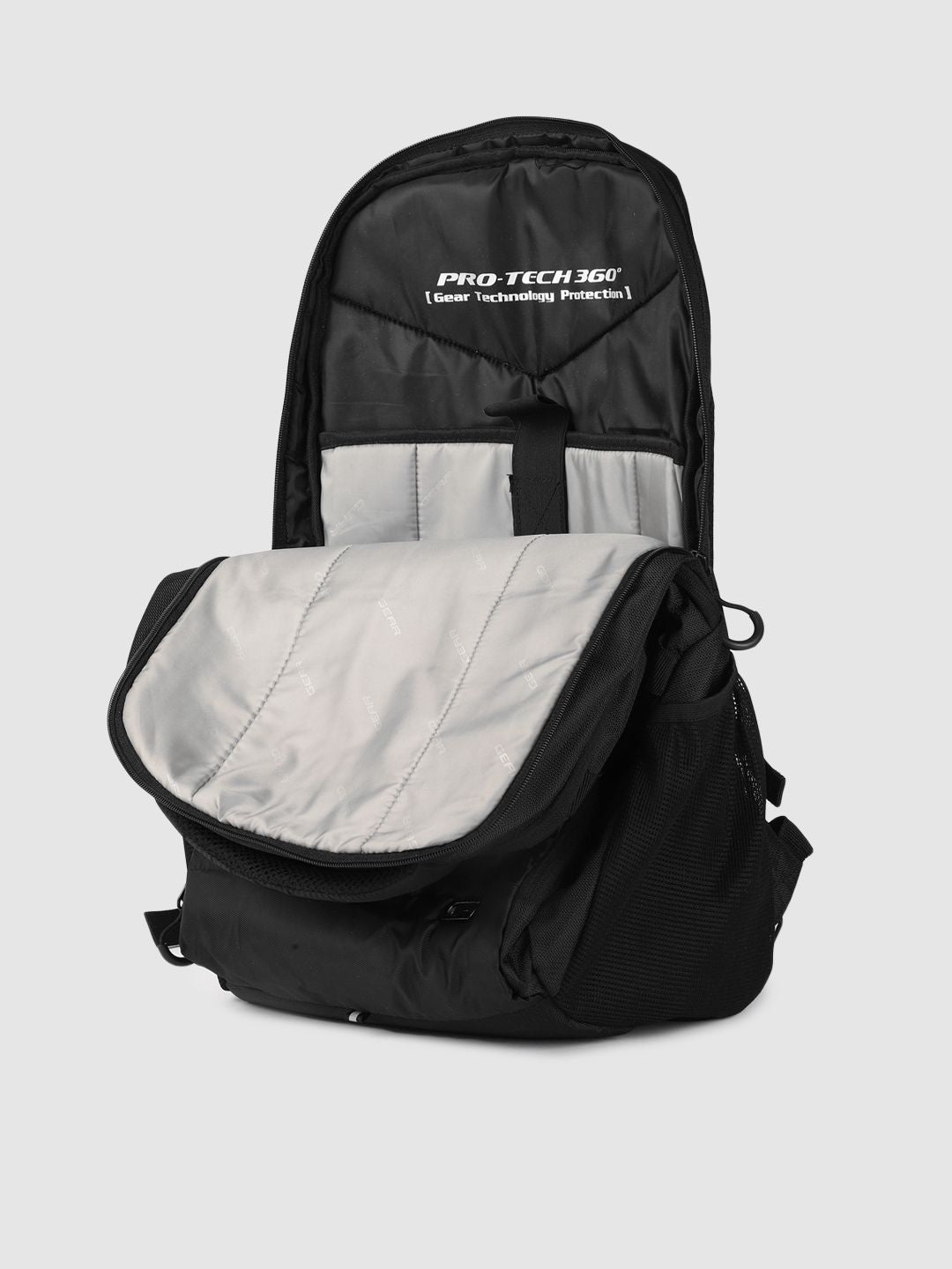 Gear Unisex Black Solid ASPIRE Laptop Backpack