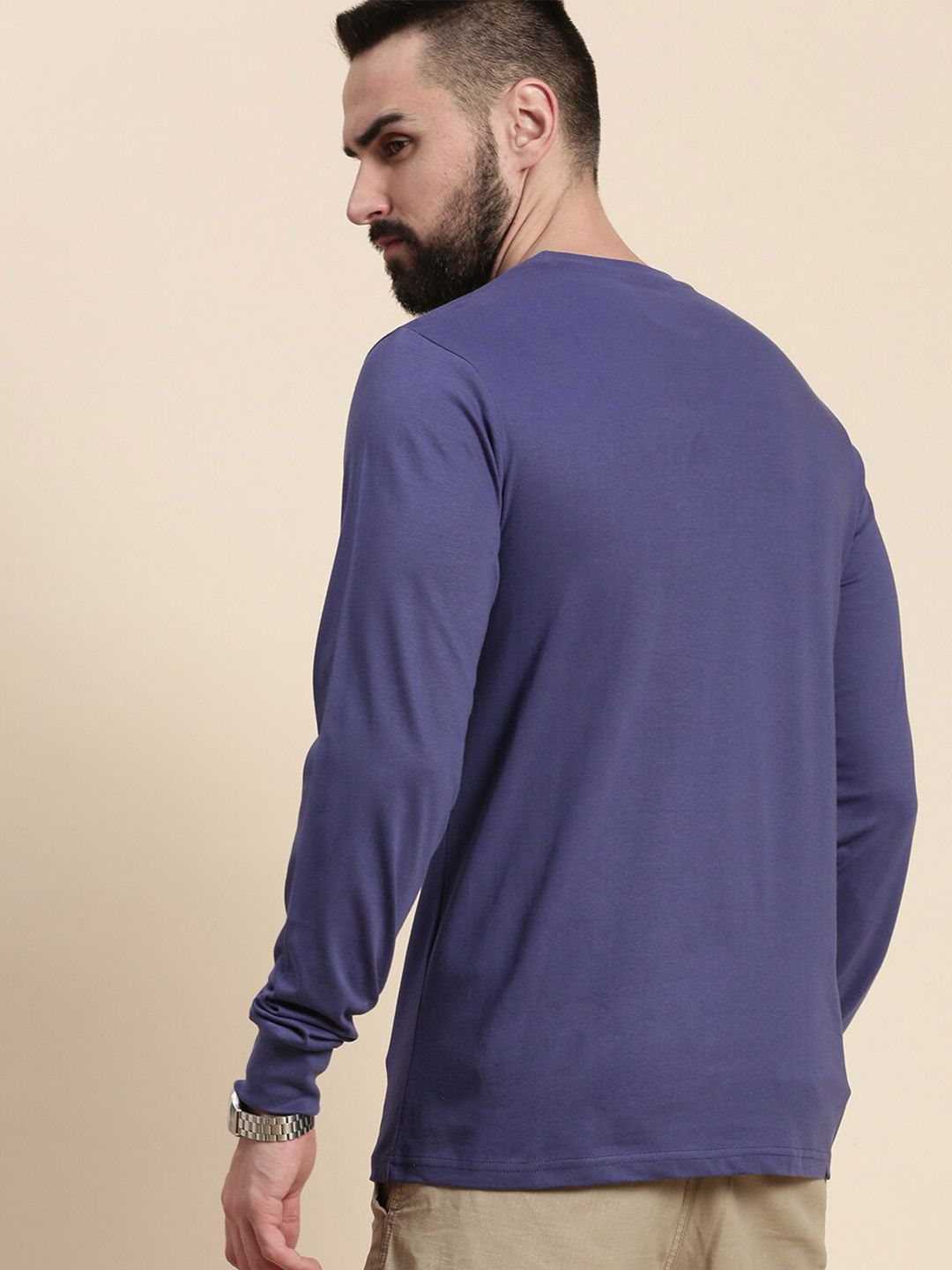 DILLINGER Typography Printed Round Neck Pure Cotton T-shirt