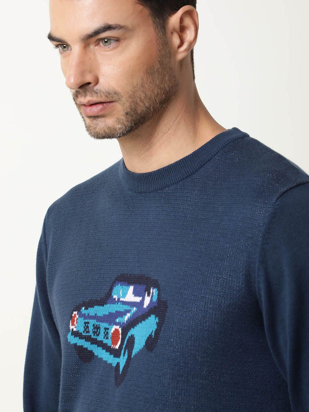 RARE RABBIT Men Carr Slim Fit Sweatshirt