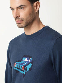 RARE RABBIT Men Carr Slim Fit Sweatshirt