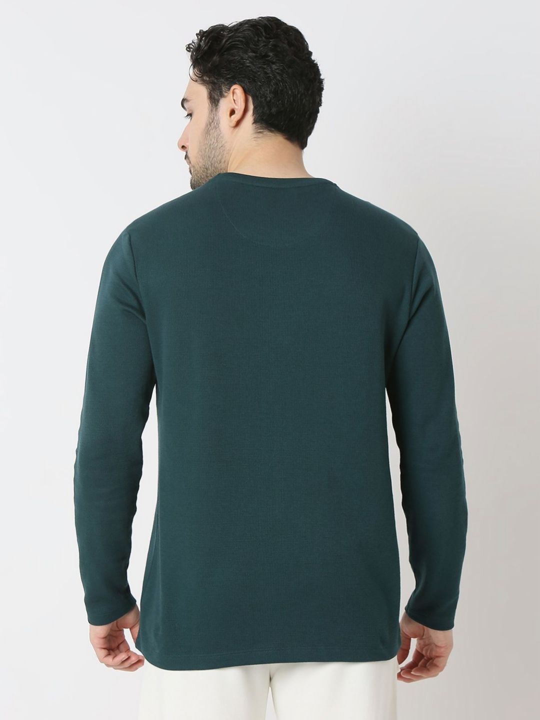 SPYKAR Men Solid Round Neck Cotton T-shirt