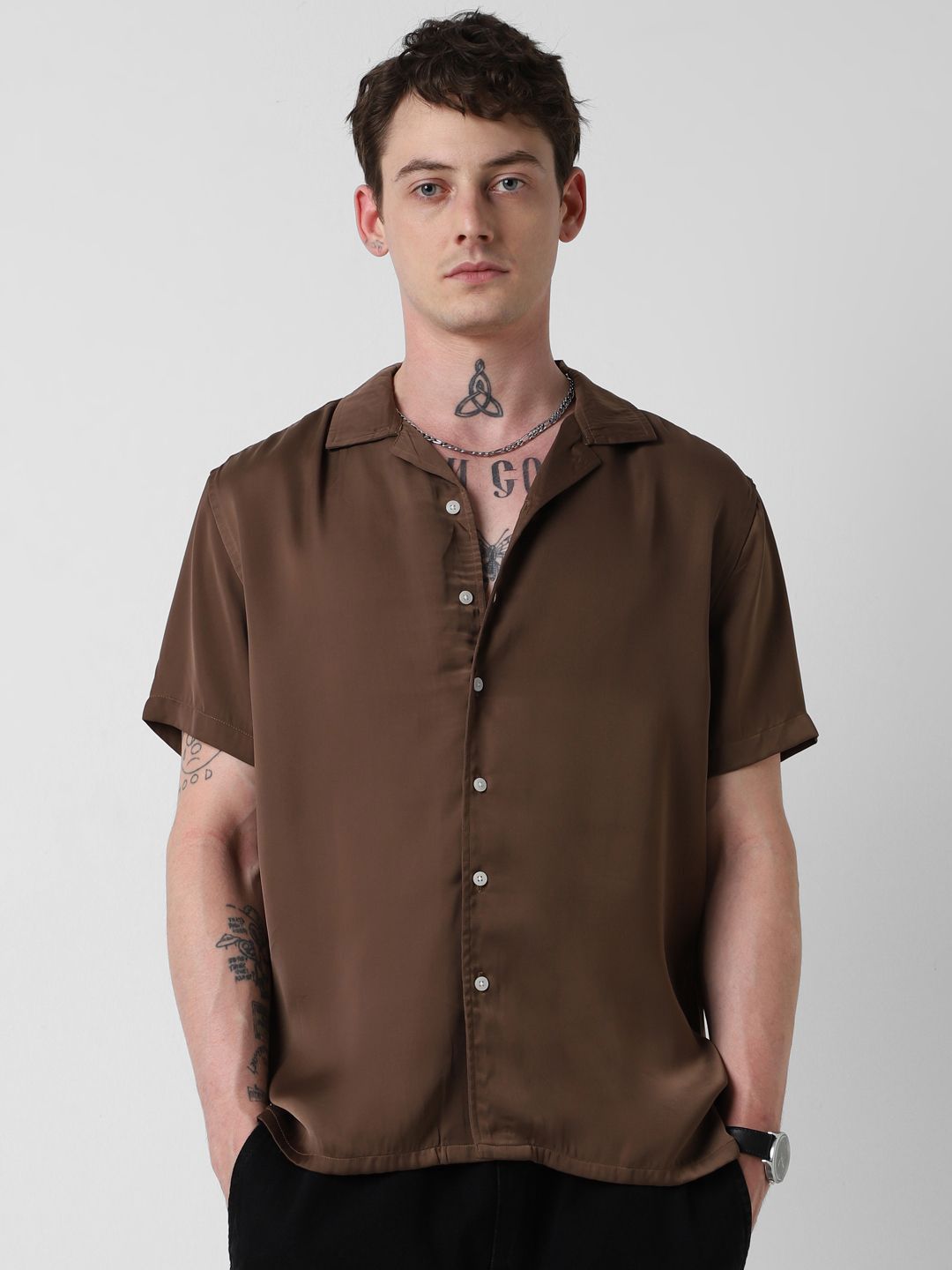 VASTRADO Men Classic Opaque Casual Shirt