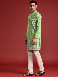 Anouk Pure Cotton Geometric Printed Kurta
