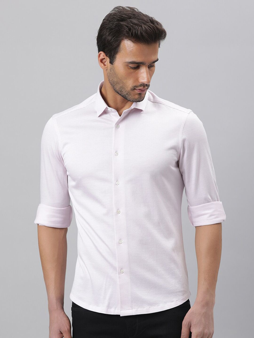 RARE RABBIT Men Fay Slim Fit Cotton Shirt