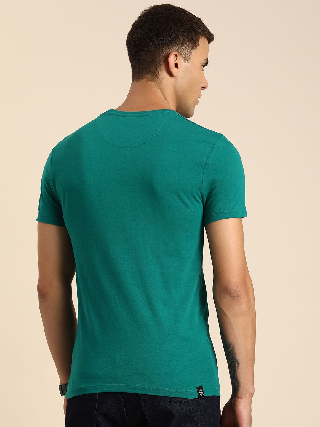 Being Human Typography Printed Pure Cotton T-shirt