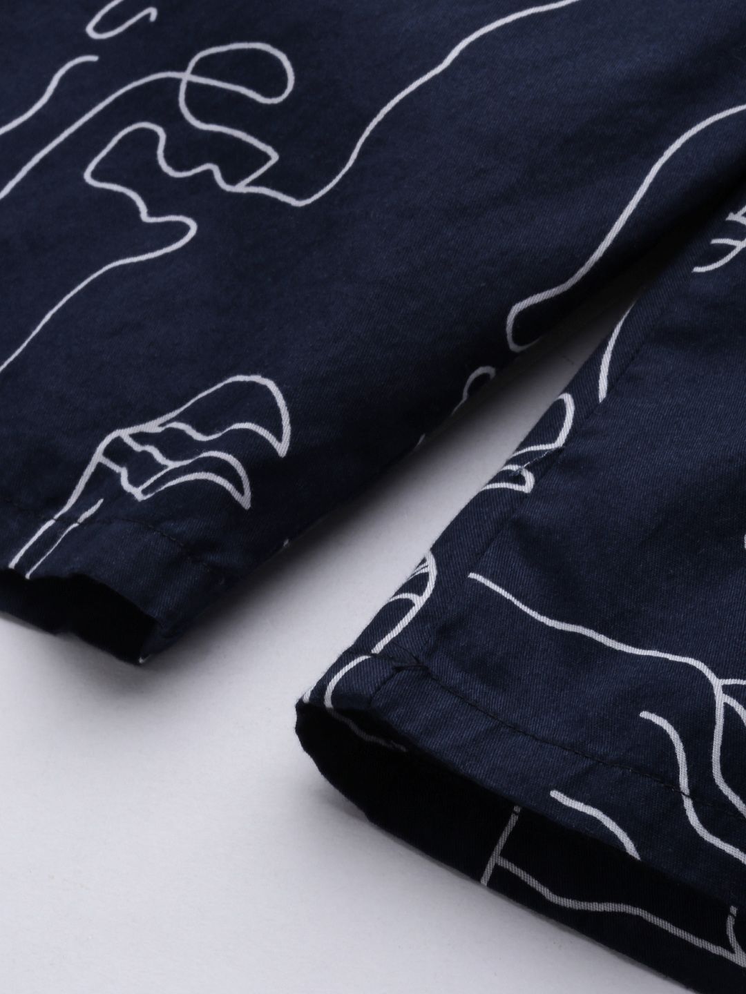 The Indian Garage Co Men Navy Blue Printed Pure Cotton Boxers 1120-BXR10-09