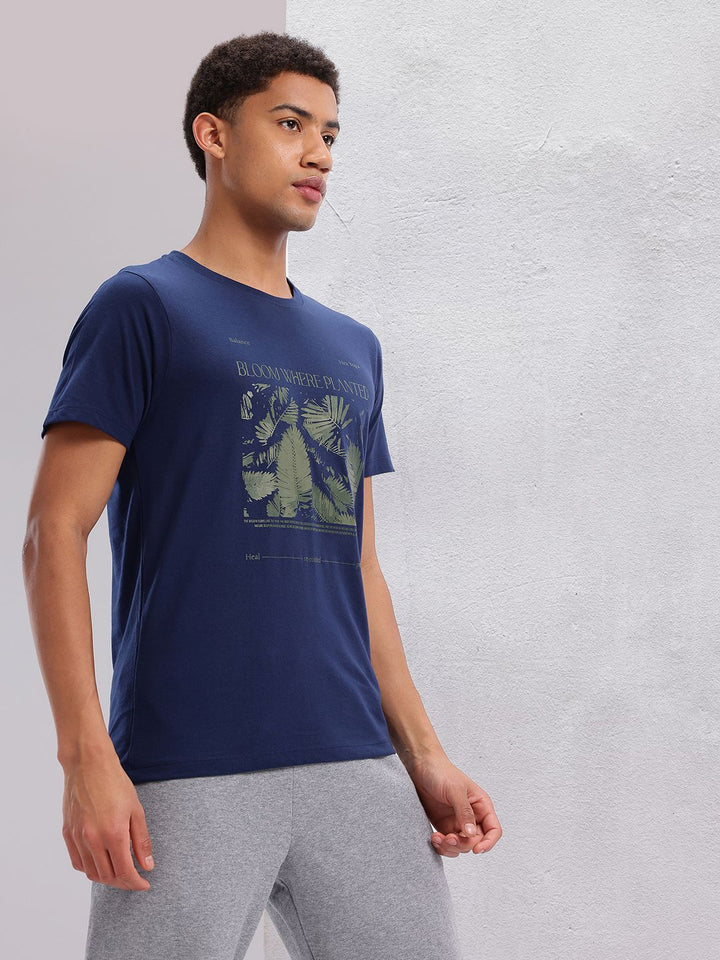 HRX by Hrithik Roshan Conversational Print Round-Neck Lifestyle T-shirt