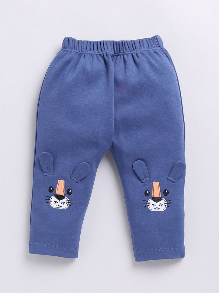 Moms Love Infant Boys Applique Detail T-Shirt With Trouser