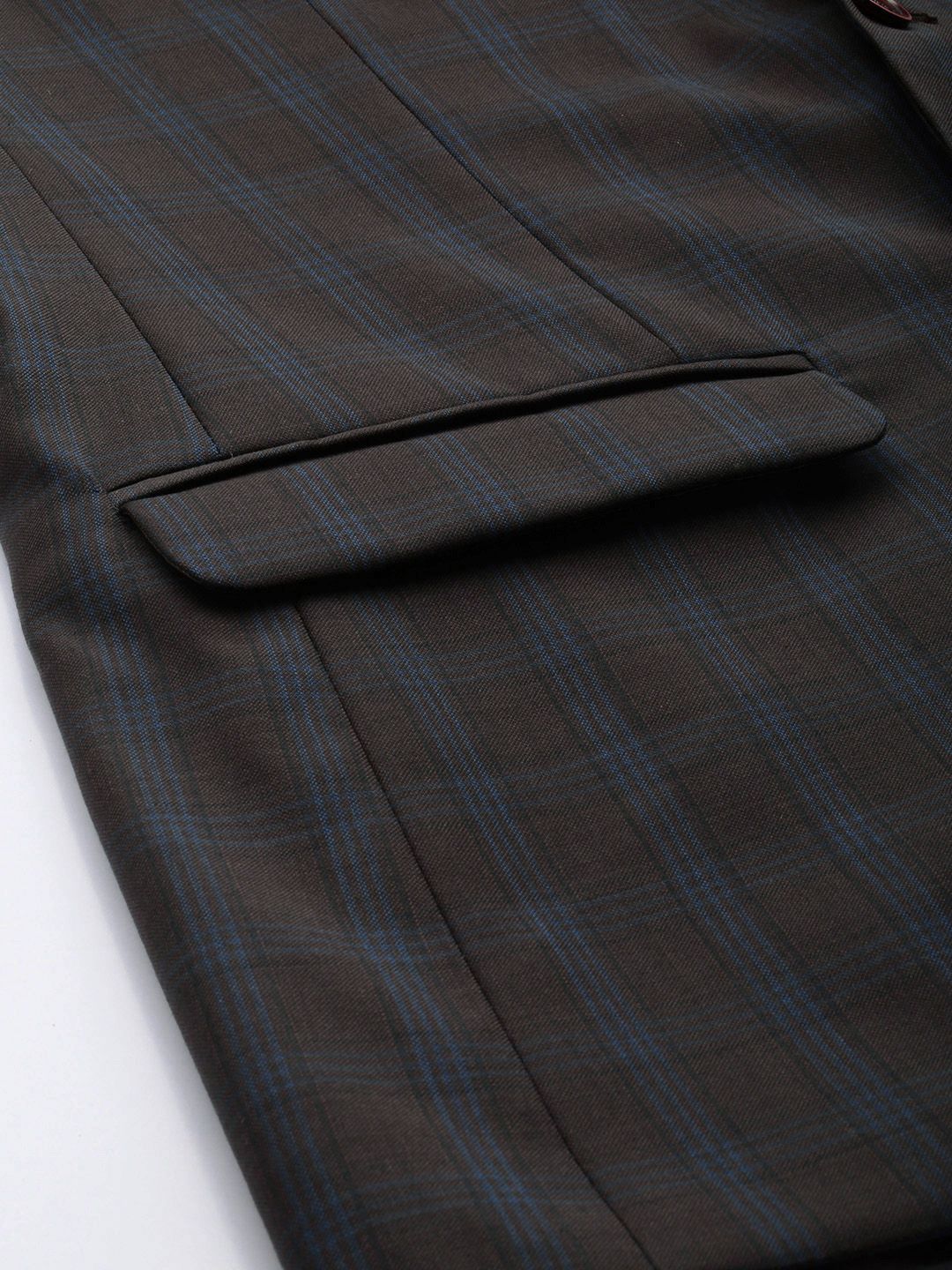 Park Avenue Checked Single Breasted Super Slim Fit 2 Piece Formal Suits