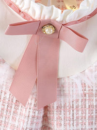 YK Girls Self Design A-Line Dress